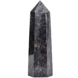 MOGEMT obélisque cristal astrophyllite quartz sur autel énergie positive