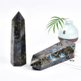MOGEMT Obélisque Labradorite, déco intérieur apaisante.