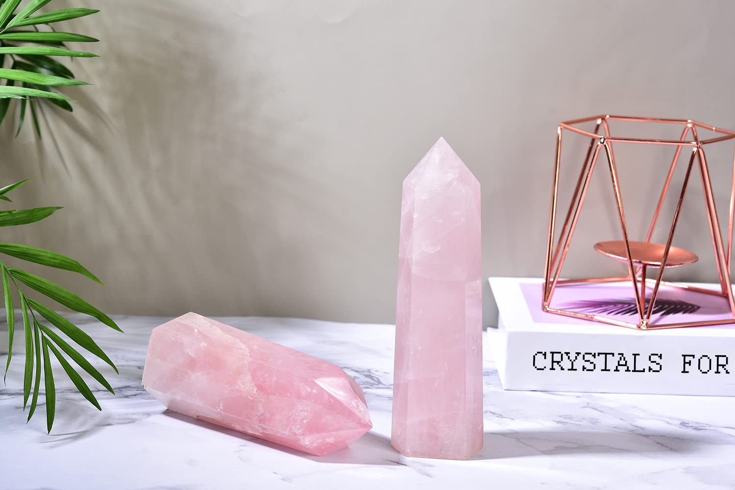 MOGEMT quartz rose développement spirituel: outil sensoriel pour pratique chakra et reiki
