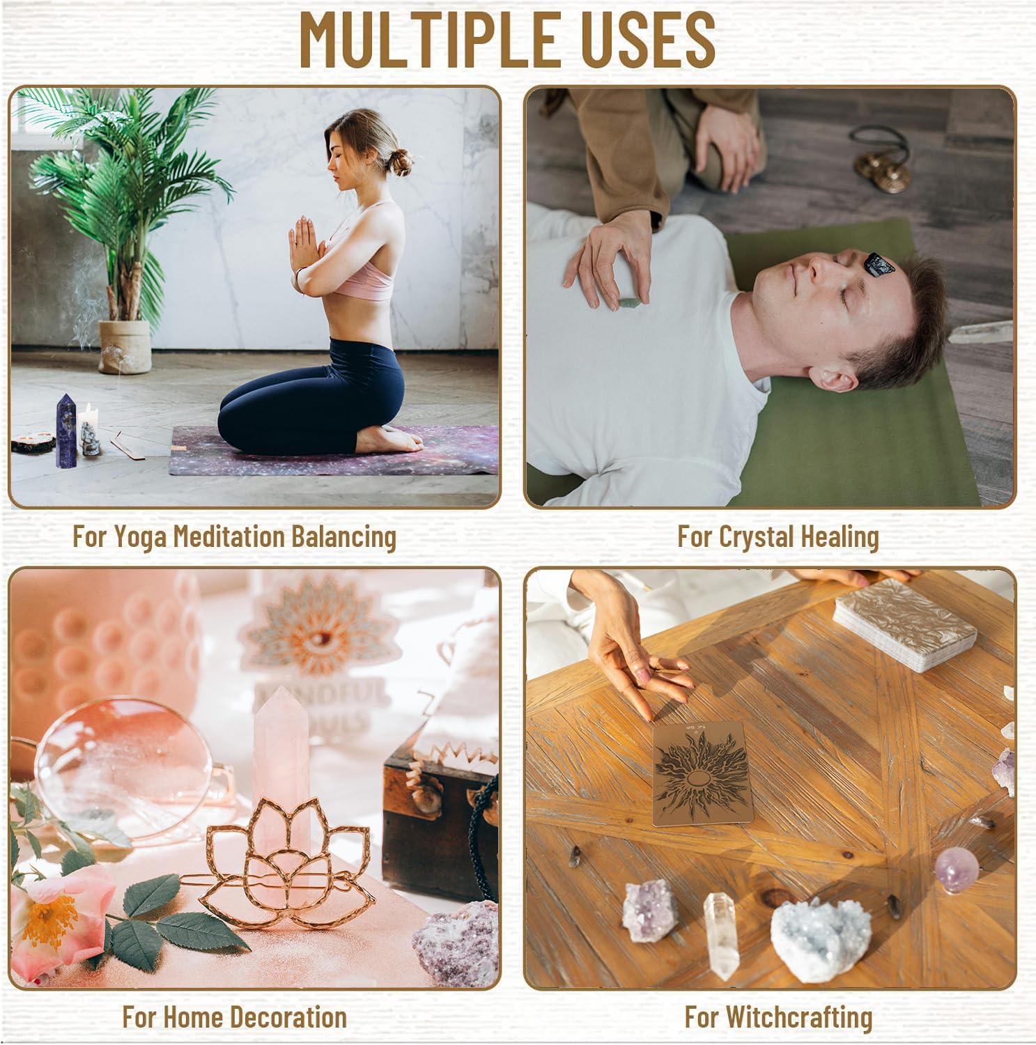 MOGEMT Yooperlite: cadeau cristal idéal pour les amateurs de bien-être.