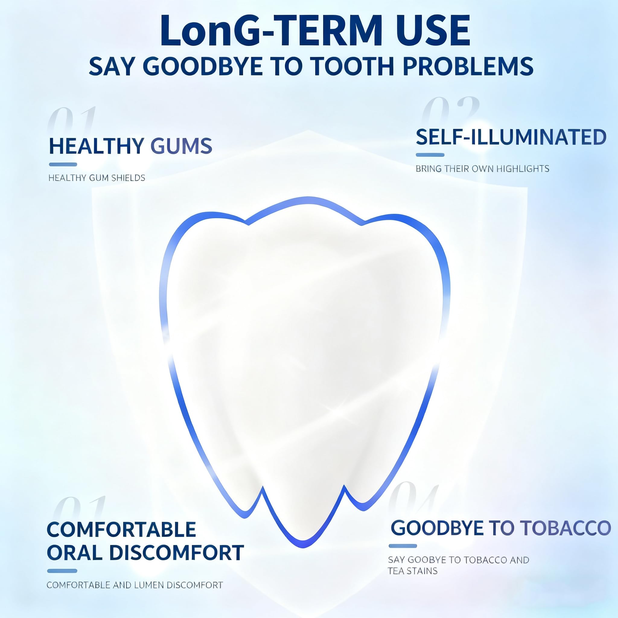 MoJinYuPm Niacinamide dentifrice lutte contre la plaque et offre haleine fraîche.
