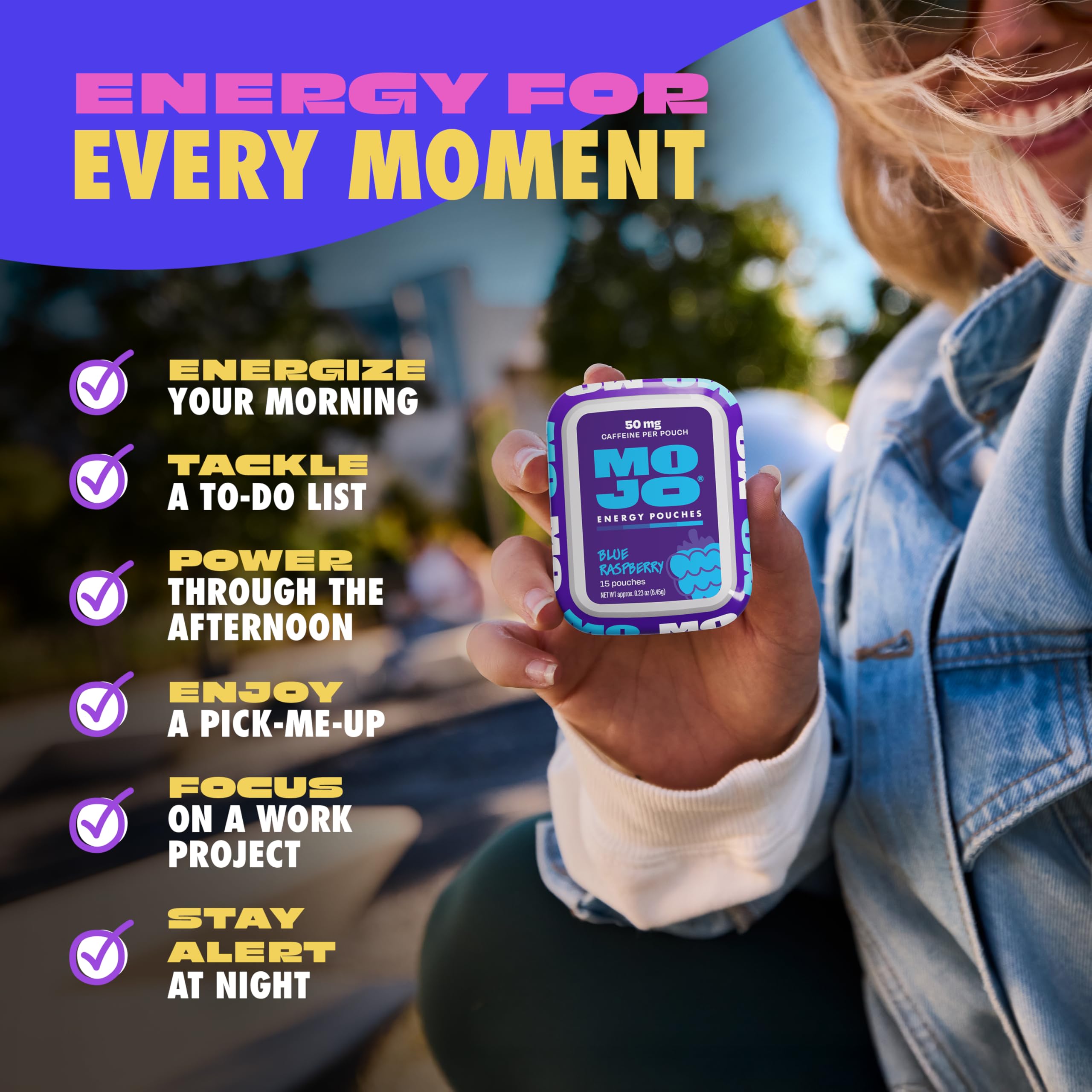 MOJO Energy Pouches lot de 5 packs pour énergie flexible