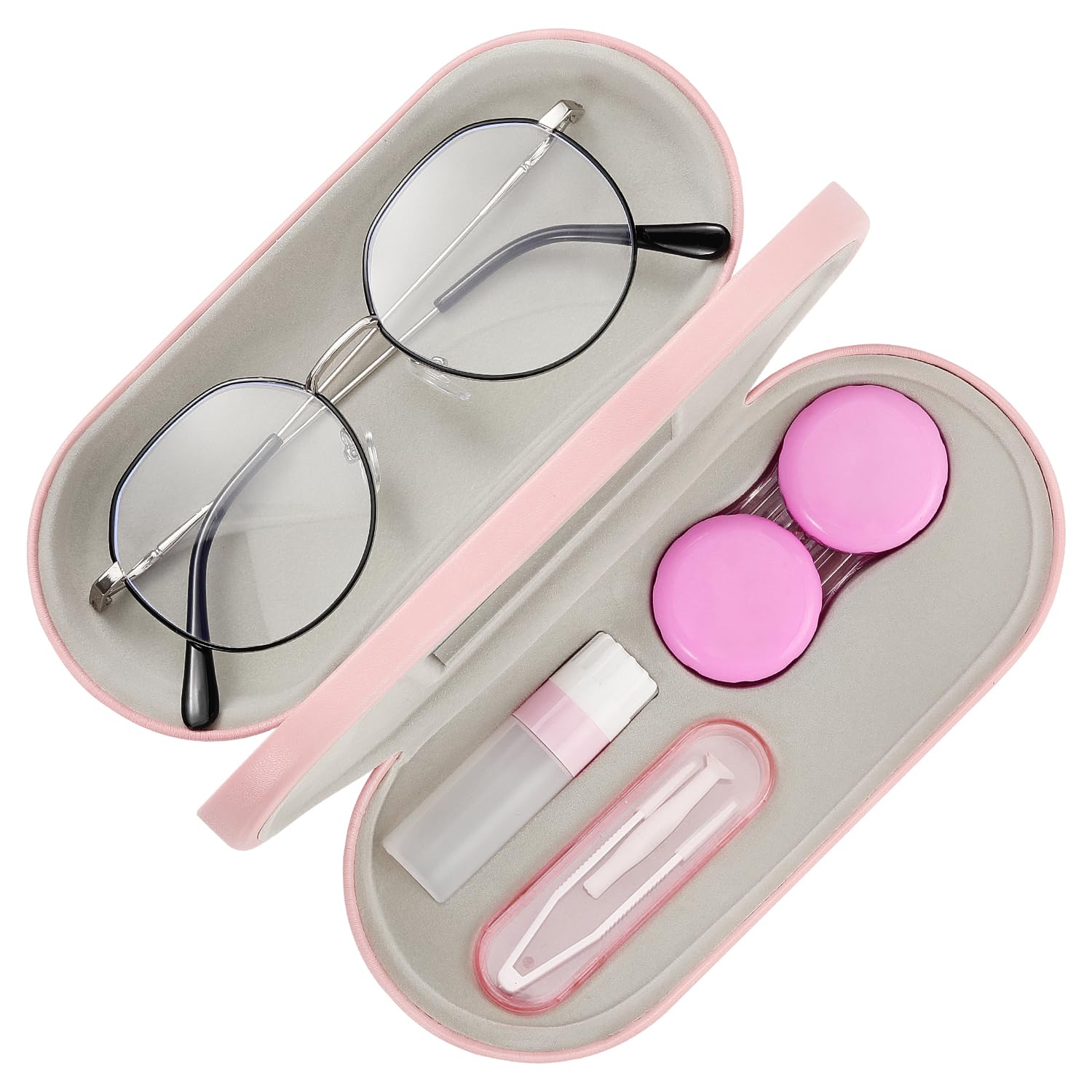 MoKo etui-lunettes double-face avec miroir, protection et accès rapide.