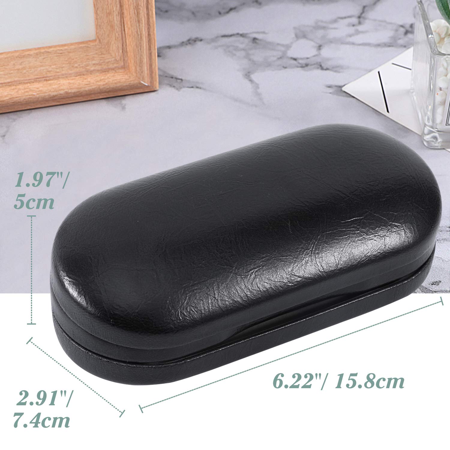 MoKo format-voyage compact, rangement minimal pour emmener lunettes et lentilles.