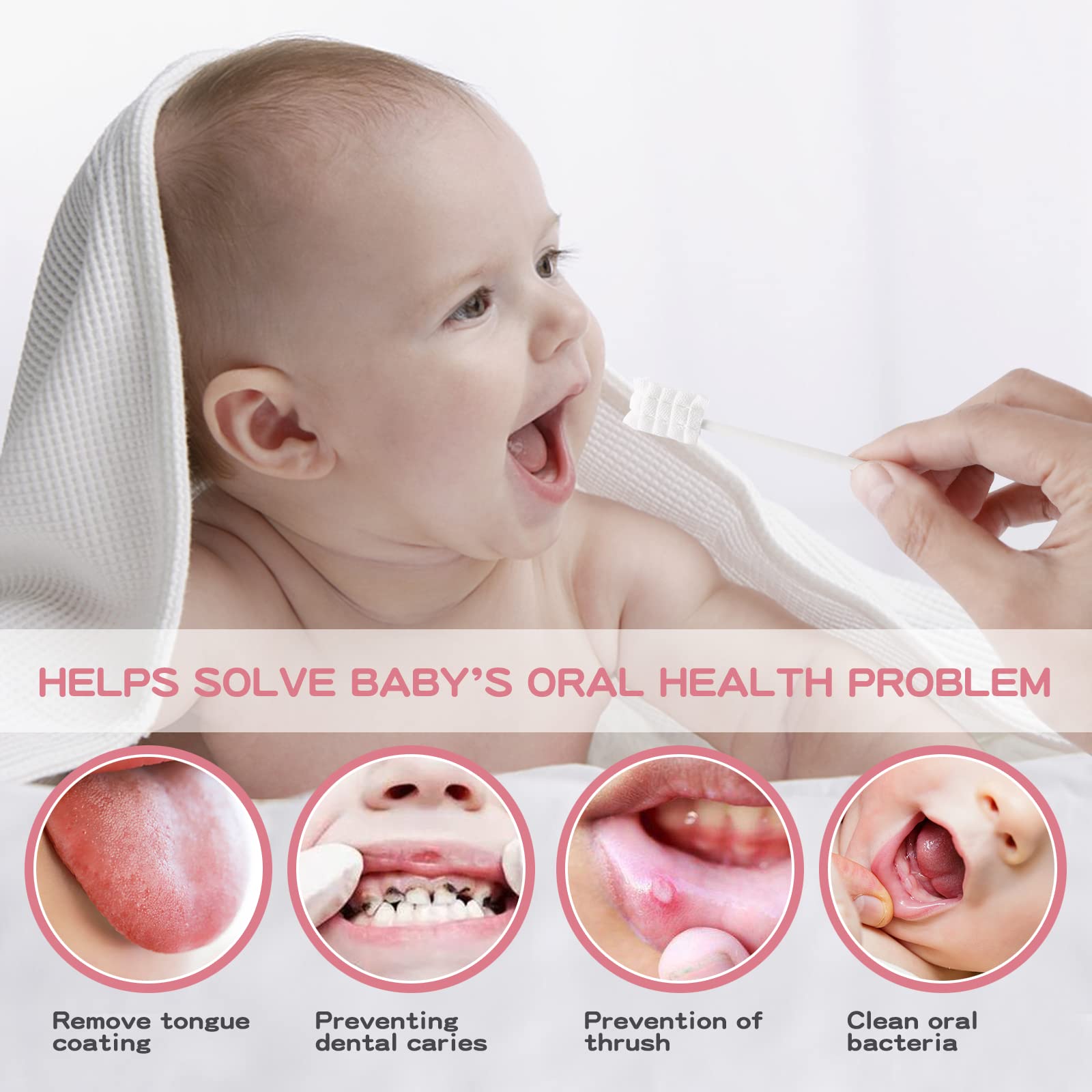 mokoala tampon gaze douce bébé: nettoyage sûr et délicat.
