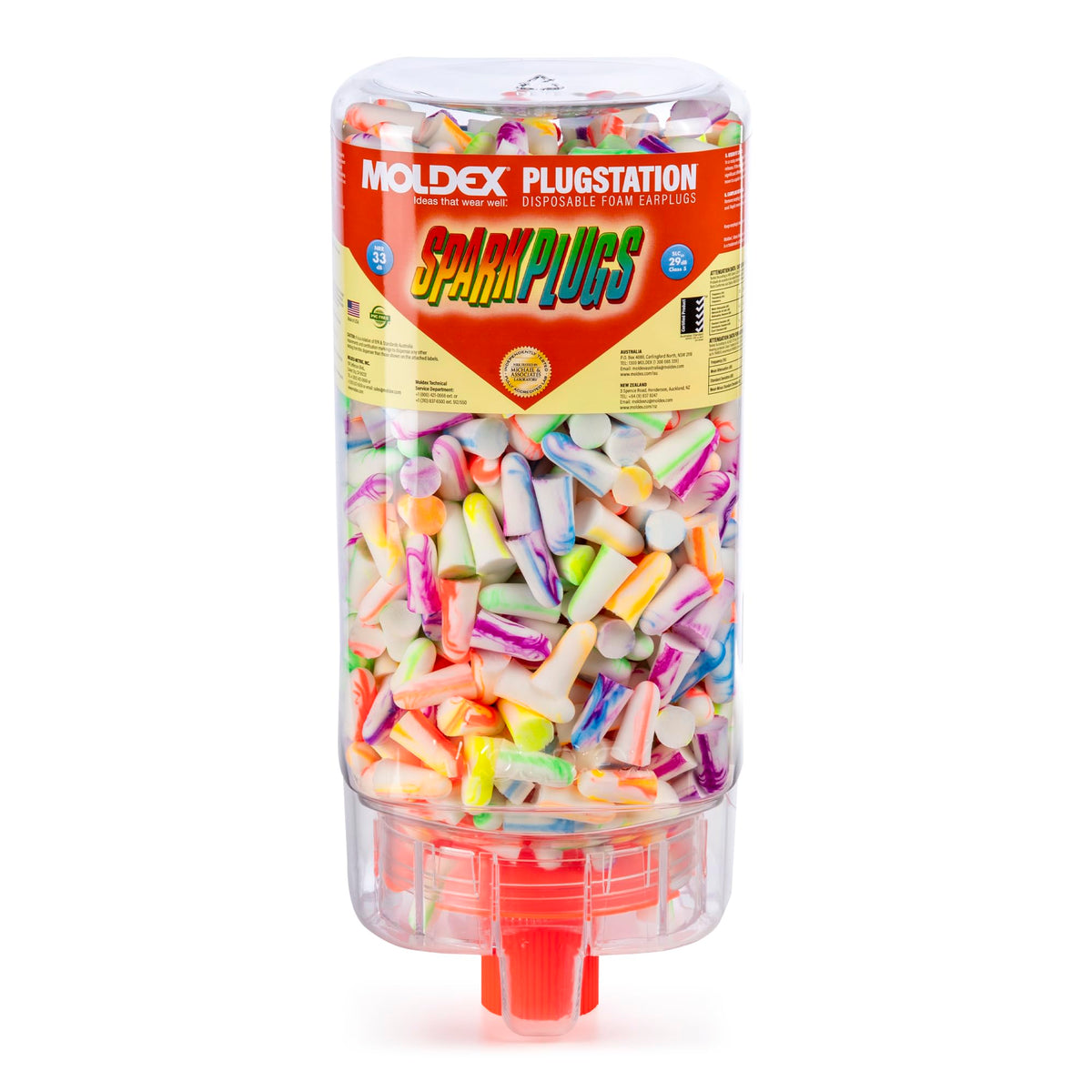 Le Moldex 6645 Sparkplugs, distributeur d'oreillettes pour un accès rapide.