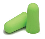 Bouchons d'oreille Moldex Pura-Fit vert, confort et réduction du bruit pour le travail.