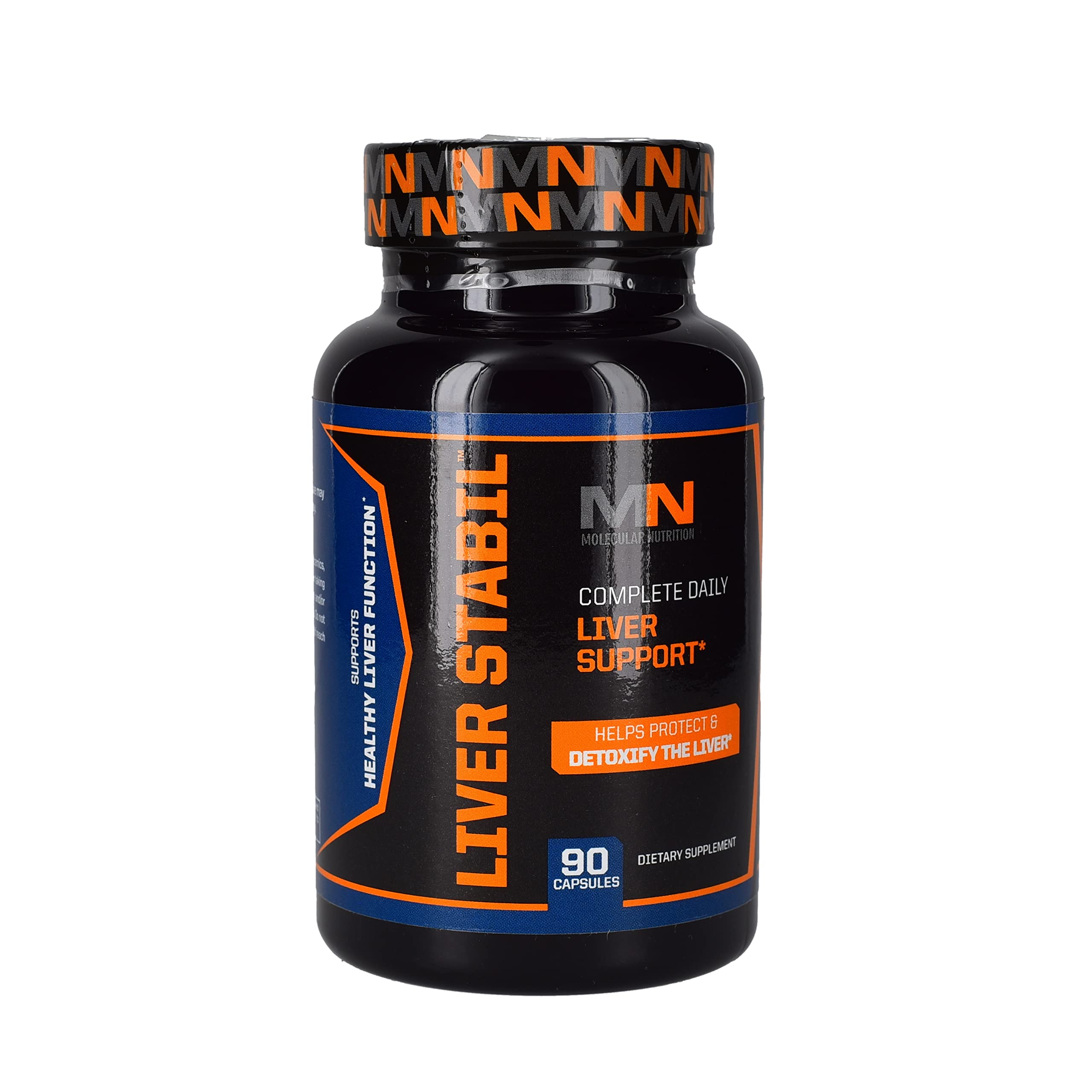Molecular Nutrition Liver Stabil : flacon de soutien hépatique quotidien pour sportifs.