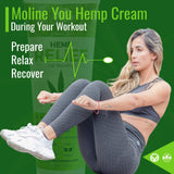 Gel Moline You pour l'application et le massage, absorption rapide.