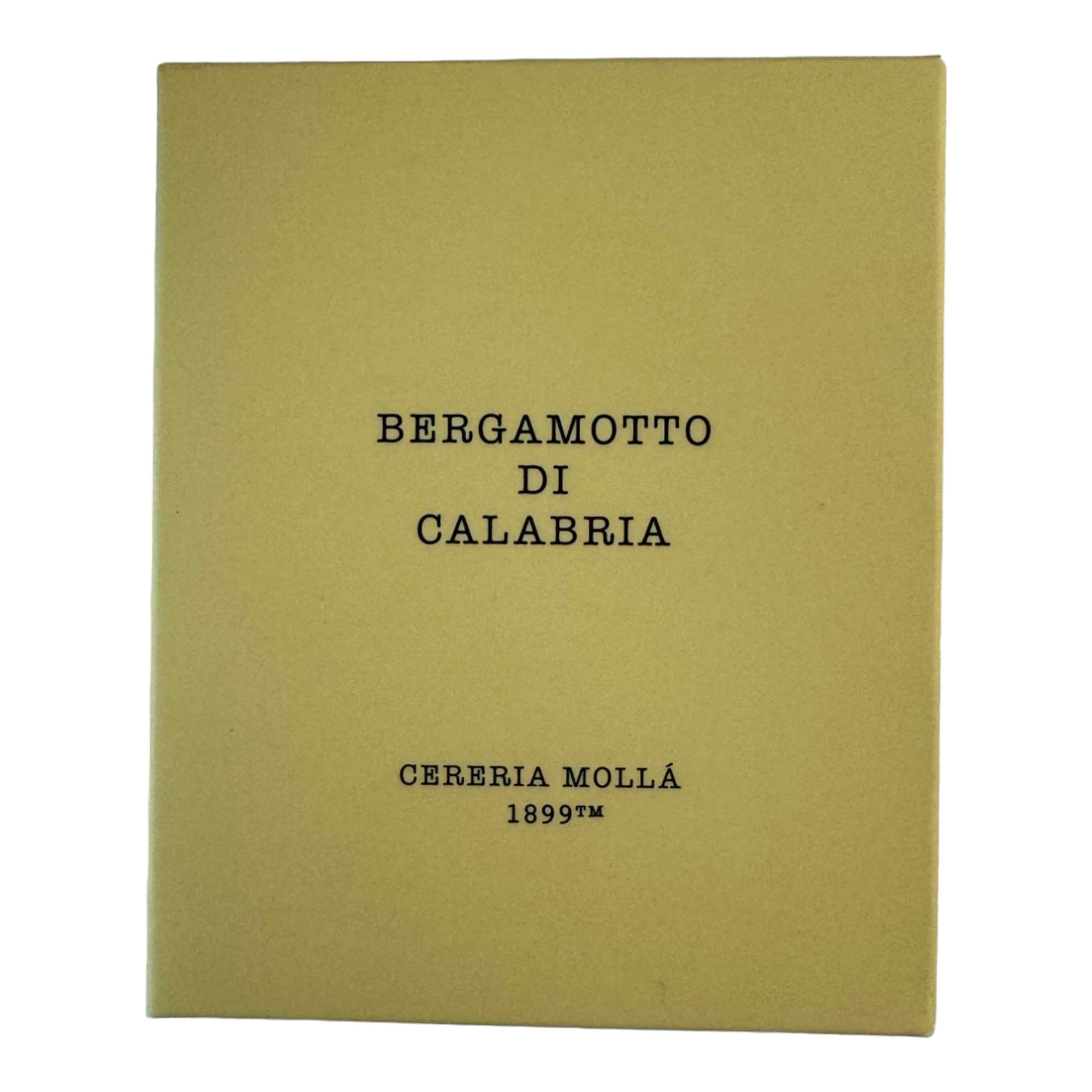 Molla 1899 Bougie Bergamotto-di-Calabria, ambiance printanière et rafraîchissante