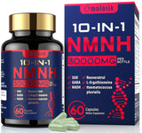 Molorik Pure NMNH flacon 1000 mg pour soutenir l'énergie et le bien-être durable.