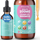 Molorik Pure Zeolite: bouteille-gouttes 60 ml pour un dosage pratique au quotidien