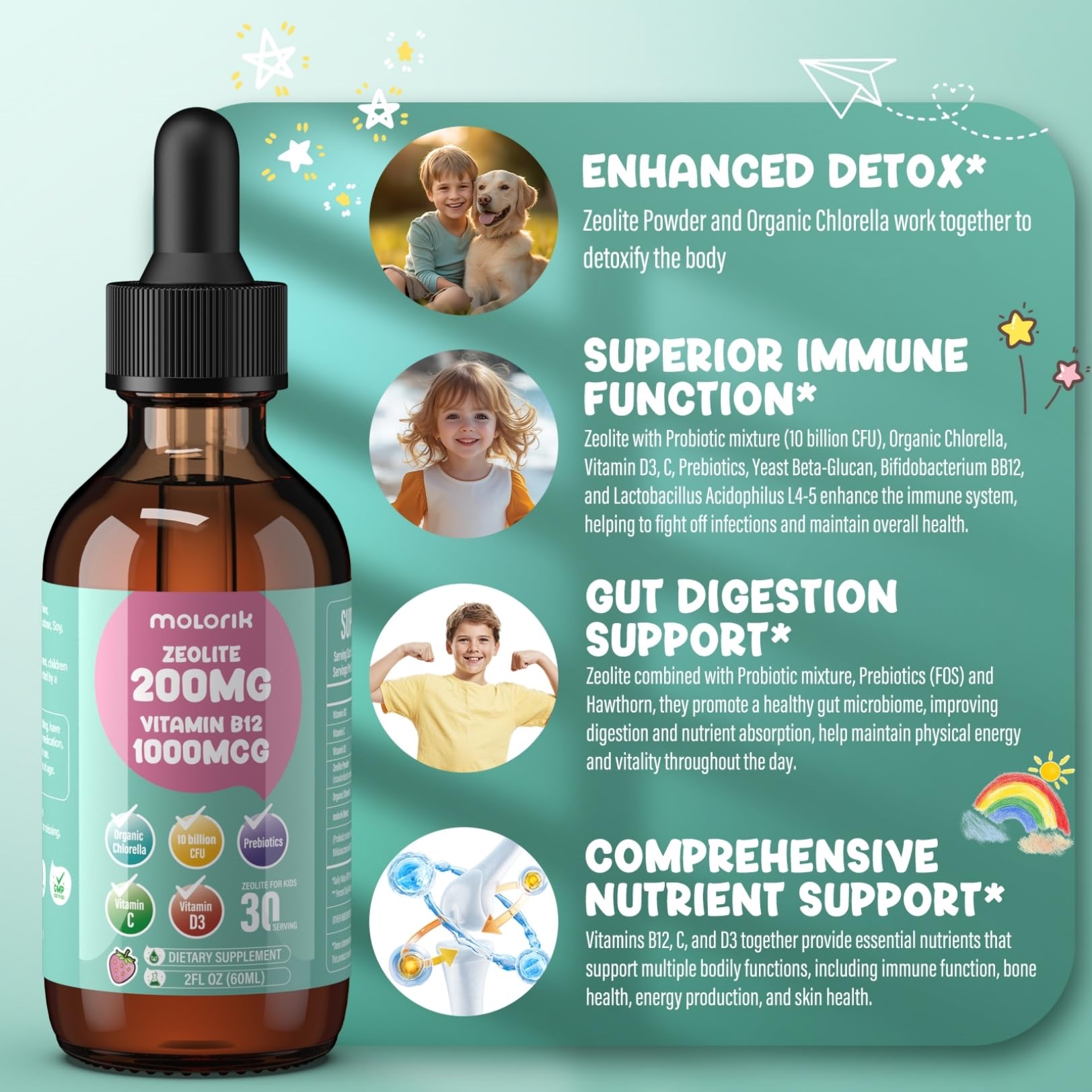 Molorik Pure Zeolite: ingredients-clefs pour transparence et confiance