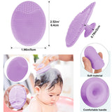 Brosse cheveux bébé Molylove douce et hypoallergénique.
