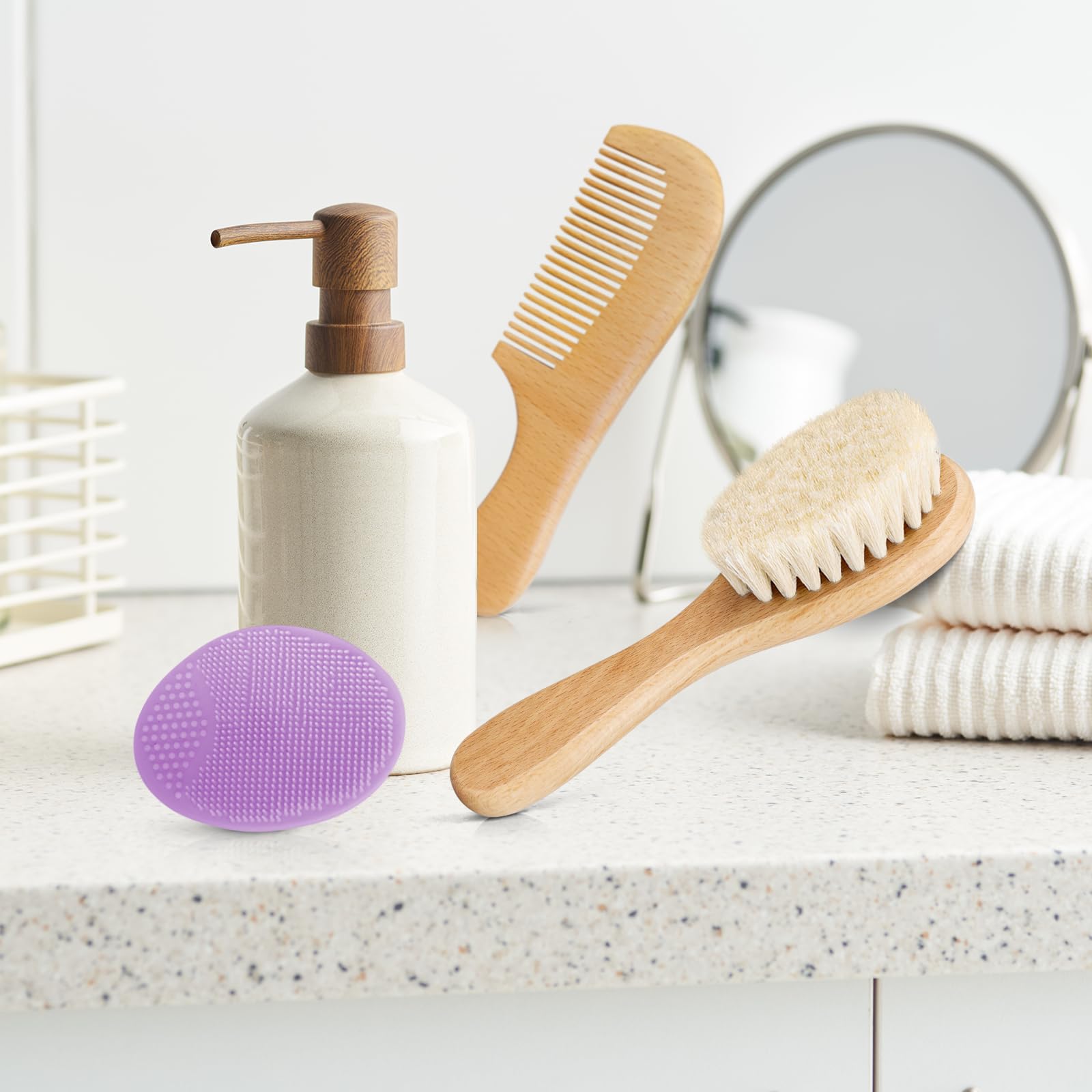 Molylove ensemble-bebe-accessoires-cheveux: kit pratique pour routine quotidienne