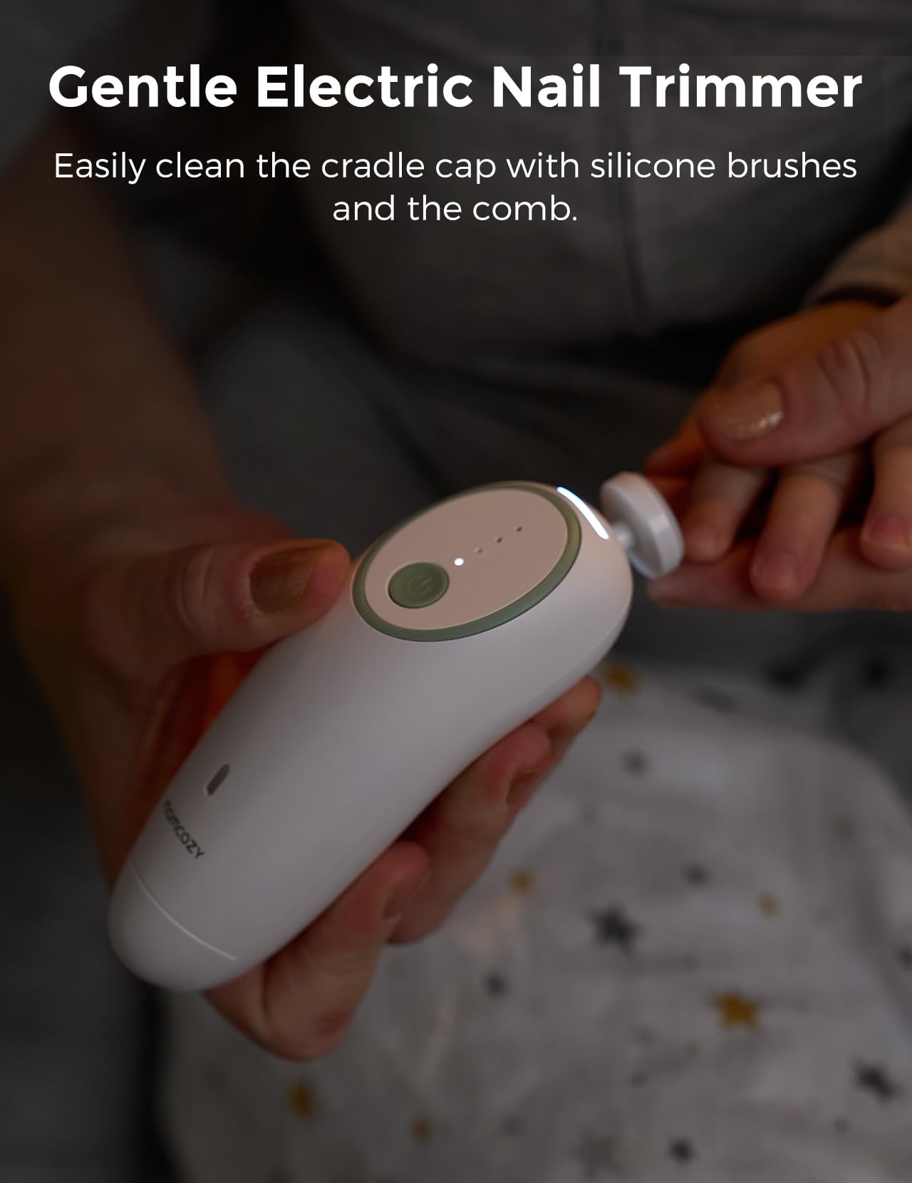 Momcozy Brosse Croûtes du Nourrisson : massage du cuir chevelu et douceur.