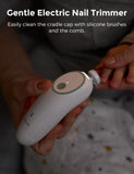 Momcozy Brosse Croûtes du Nourrisson : massage du cuir chevelu et douceur.