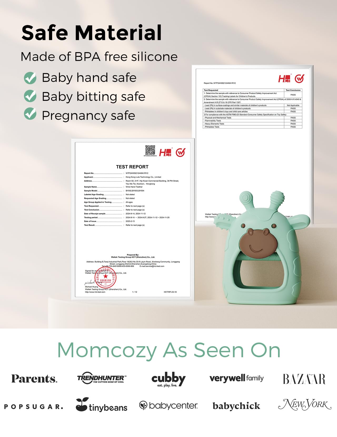 Momcozy Kit Pratique Voyage : rangement portable pour soins bébé.