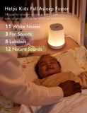 Momcozy machine à bruits propose berceuses douces pour faciliter l'endormissement.
