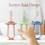 Brosse bebe démontable Momcozy en trois parties pour nettoyage en profondeur.