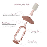 Momcozy brosse-dents-todler-anti-avale: sécurité lors du brossage des tout-petits.