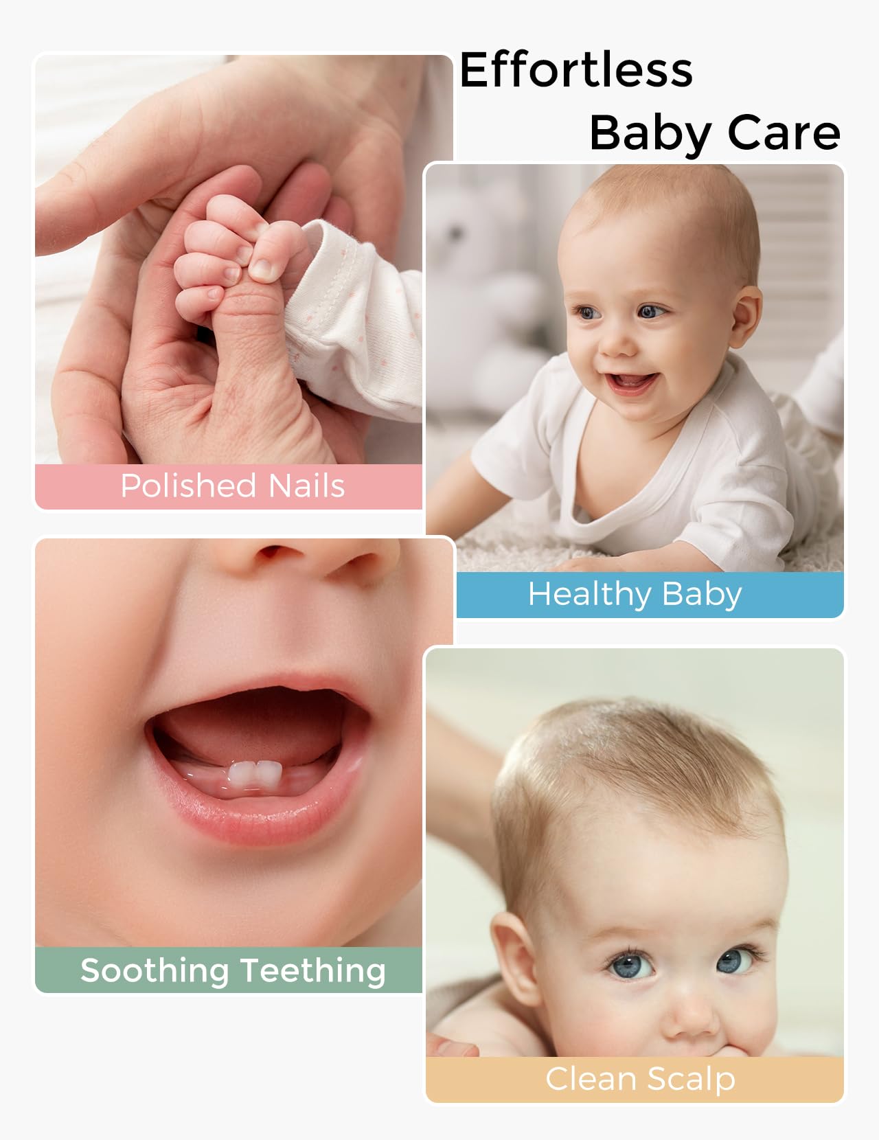 Momcozy anneau dentition pour bébé, apaisement lors des poussées