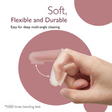 Nettoyage facile avec Momcozy brosse doigt bébé après chaque utilisation.