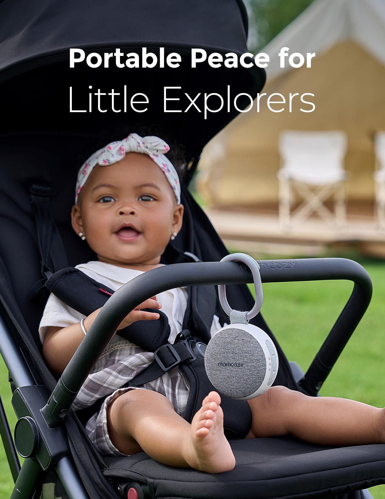 Momcozy sélection de vingt sons apaisants pour bébé et parents en douceur.