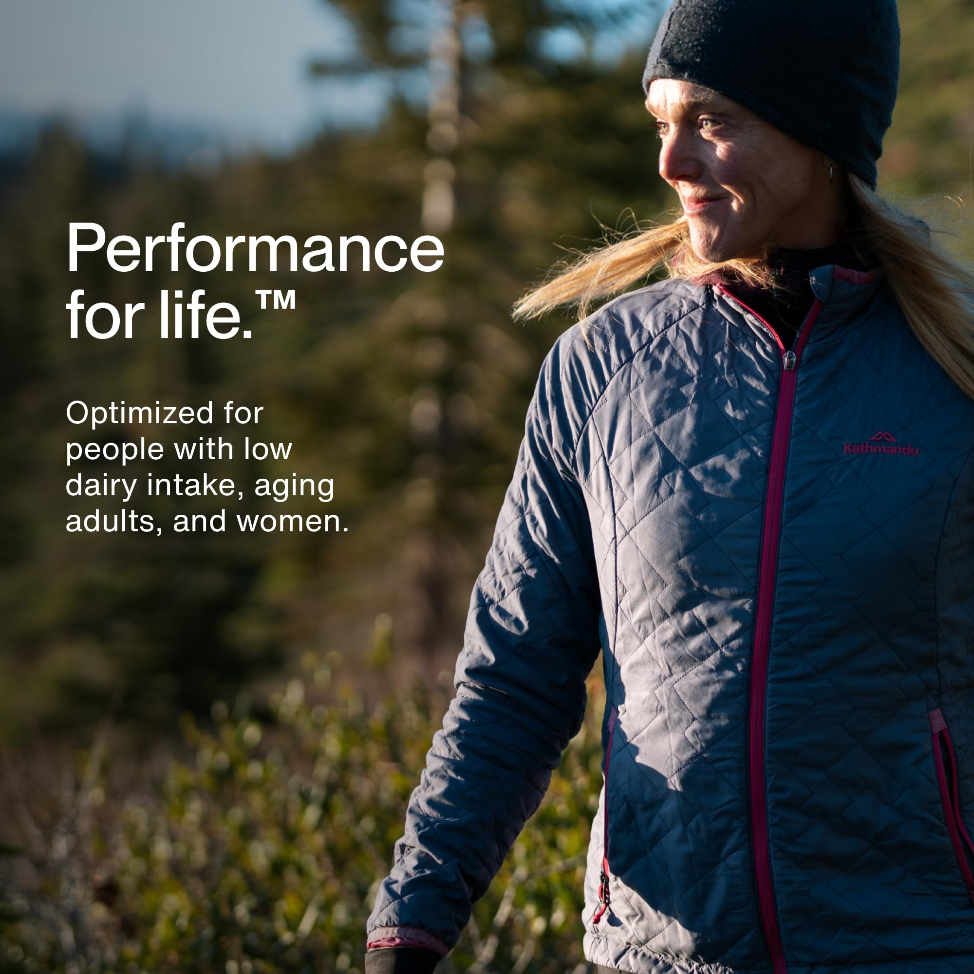 Momentous Calcium - étiquette certifiée NSF pour le sport, preuve de qualité