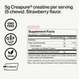 Momentous Creatine Chews – dose facile, énergie durable après séances.