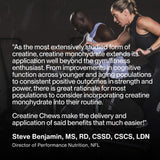 Momentous Creatine Chews performance cognitive et physique potentielle mangue.