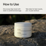 Momentous Emballage clair et pratique du produit créatine.