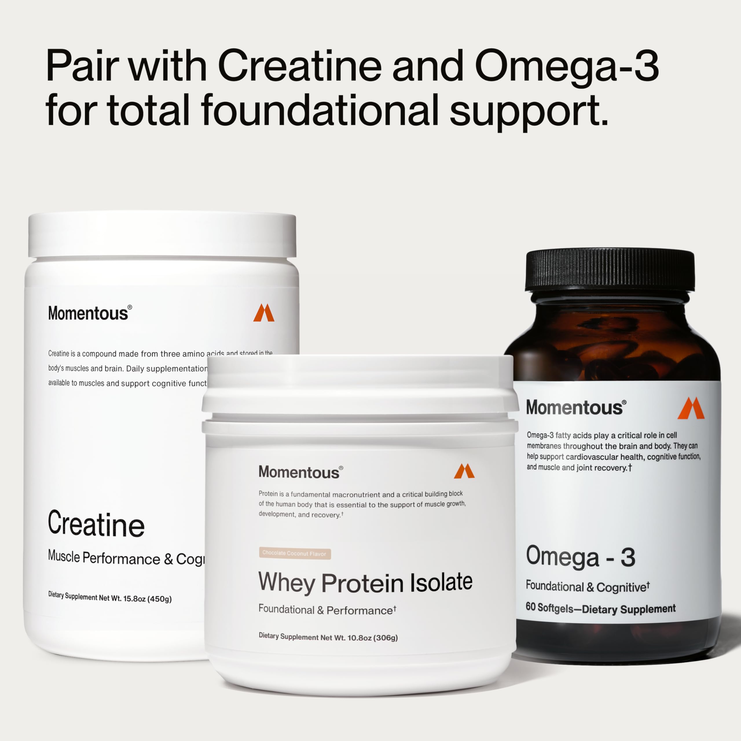 Momentous Essential Chocolat Coco, préparation simple dans smoothie, eau ou lait végétal.