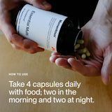 Momentous Essentiel Multivitamine – dose quotidienne en quatre capsules adaptée à l’activité.