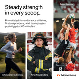 Boîte Momentous Fuel certifiée NSF, gage de qualité.