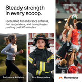Momentous Fuel se dilue dans l'eau, hydratation homogène pendant l'entraînement.