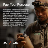 Gourde Momentous Fuel prête à l'emploi pour les séances.