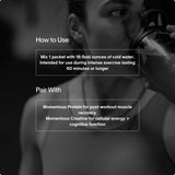 Momentous Fuel mélange eau, hydratation efficace pendant l'effort.