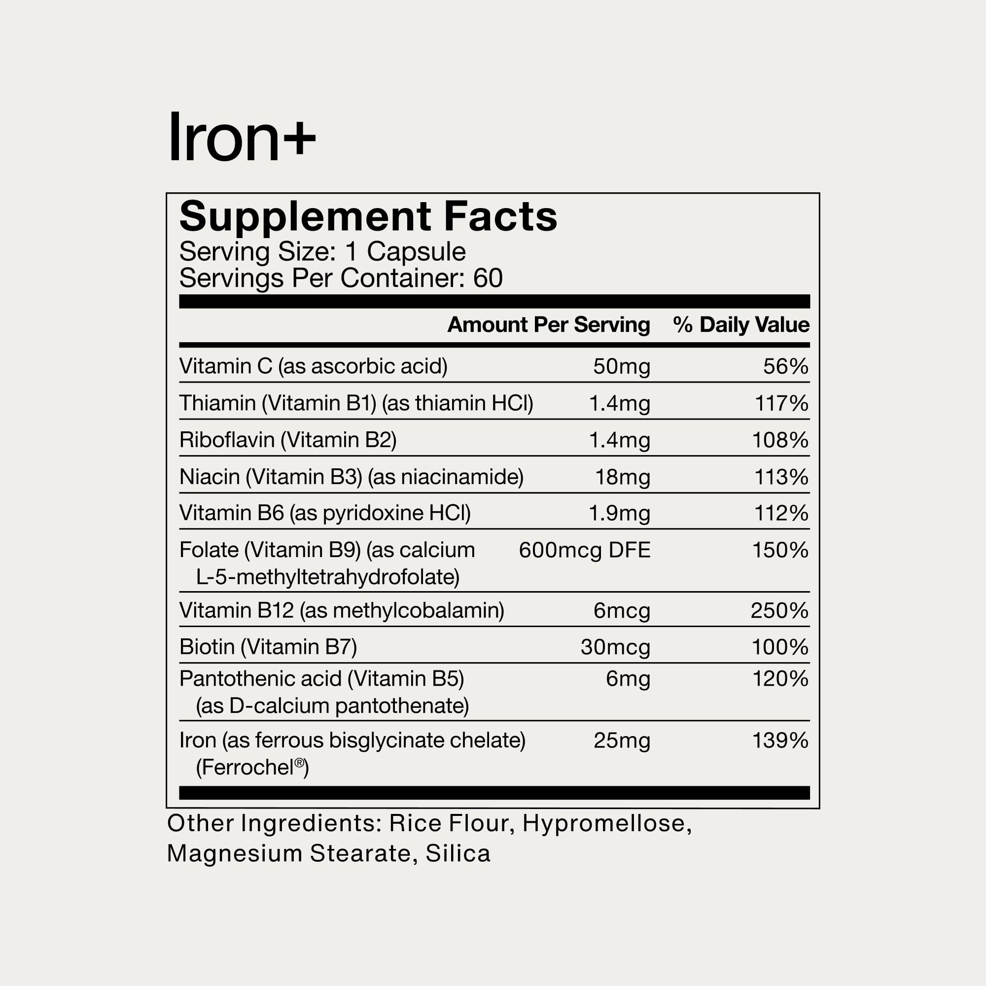 Momentous Iron+ - Vue d’ensemble du produit: intégré à une routine active.