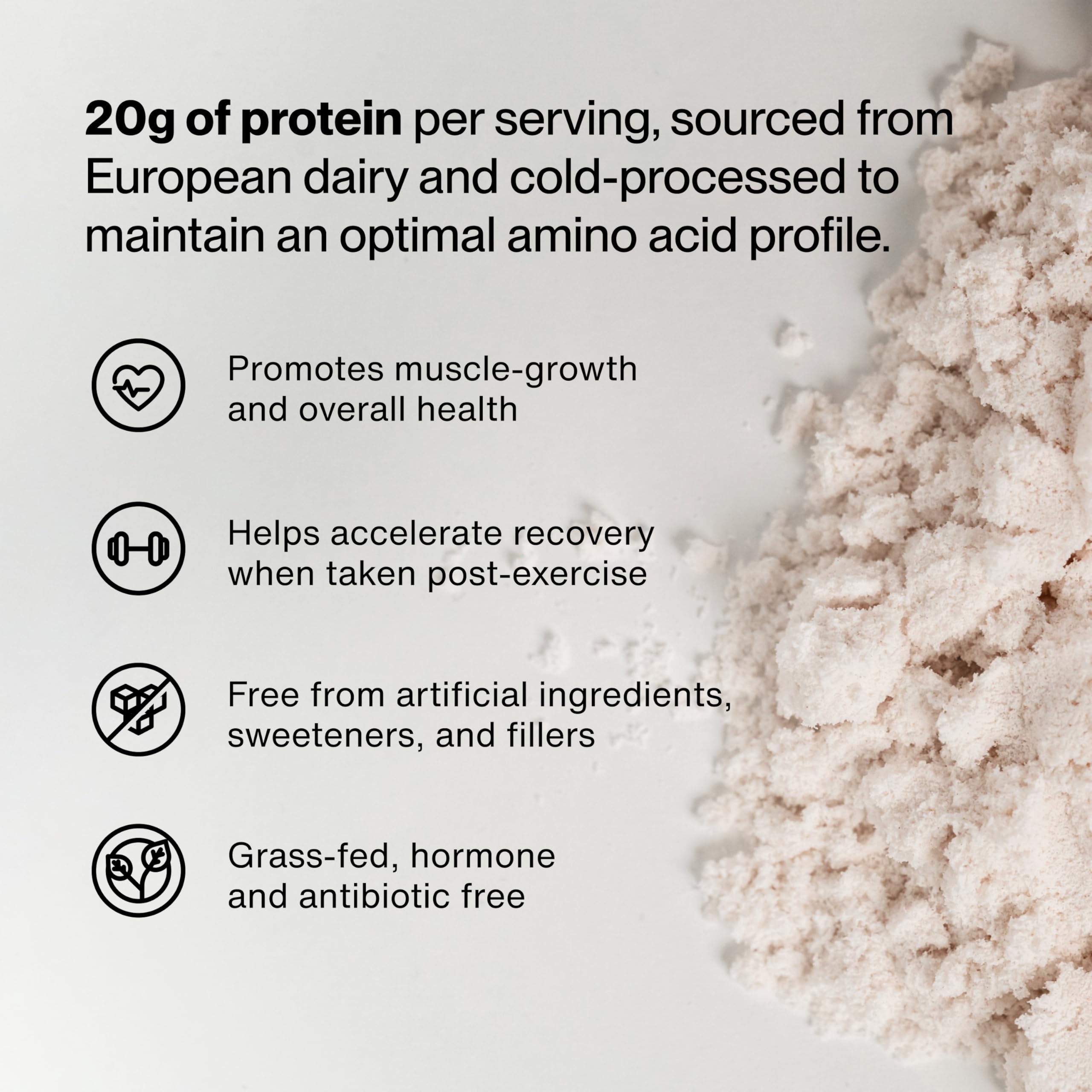 Momentous lactosérum isolat fraise mélange eau, smoothie facile