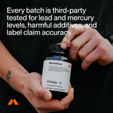 Momentous Omega-3 : bouchon à fermeture sécurisée.