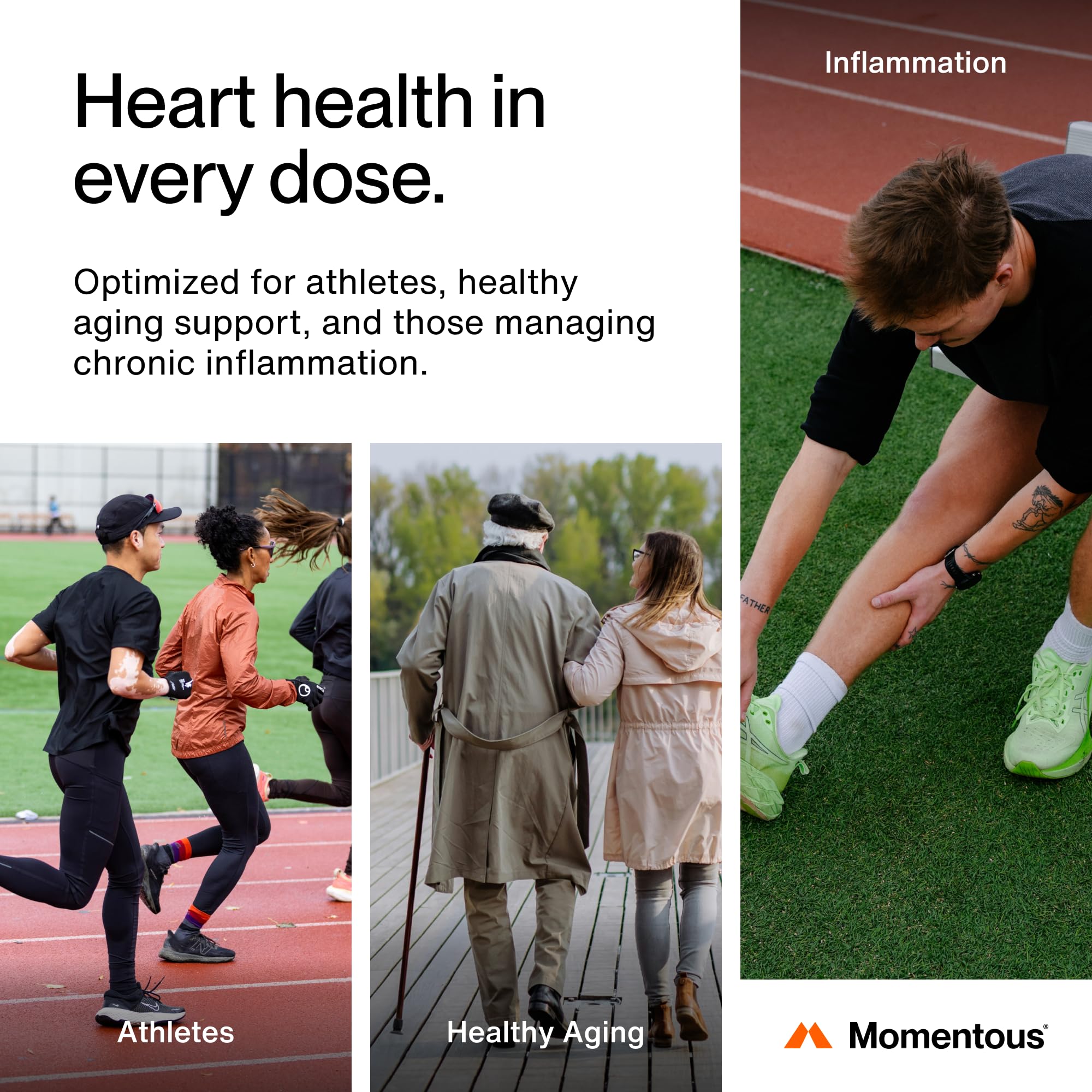 Momentous Omega-3 : tableau des ingrédients et valeurs nutritionnelles.