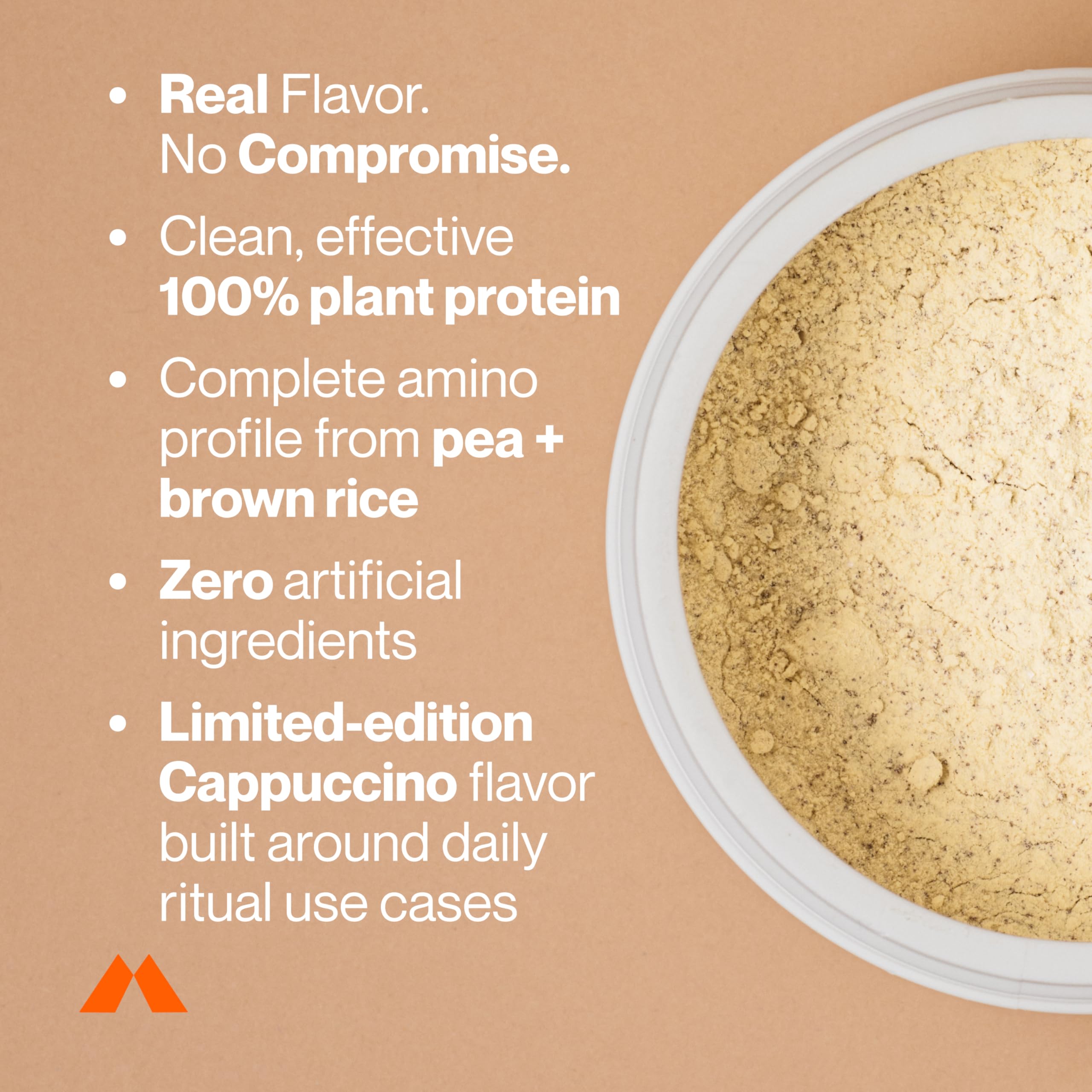 Bouteille Momentous Protéine Végétale Cappuccino pratique et sans gluten