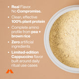 Bouteille Momentous Protéine Végétale Cappuccino pratique et sans gluten