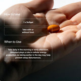 Momentous Ubiquinol, certification NSF pour le sport sur l’emballage.