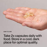 Momentous Vegan Omega-3 algue-source: forme triglyceride naturelle pour meilleure absorption.