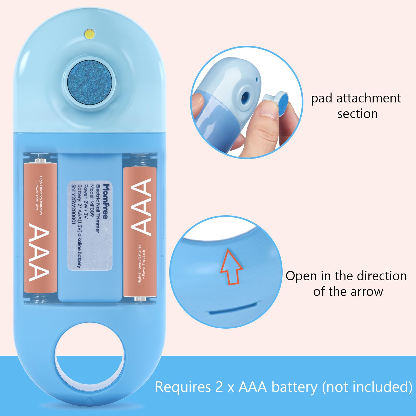 Momfree: 2 vitesses adaptées à chaque étape.