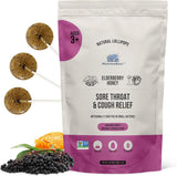 MommaBear sucettes-confort-gorge-sureau-miel pour apaiser les gorges des tout-petits rapidement et naturellement.