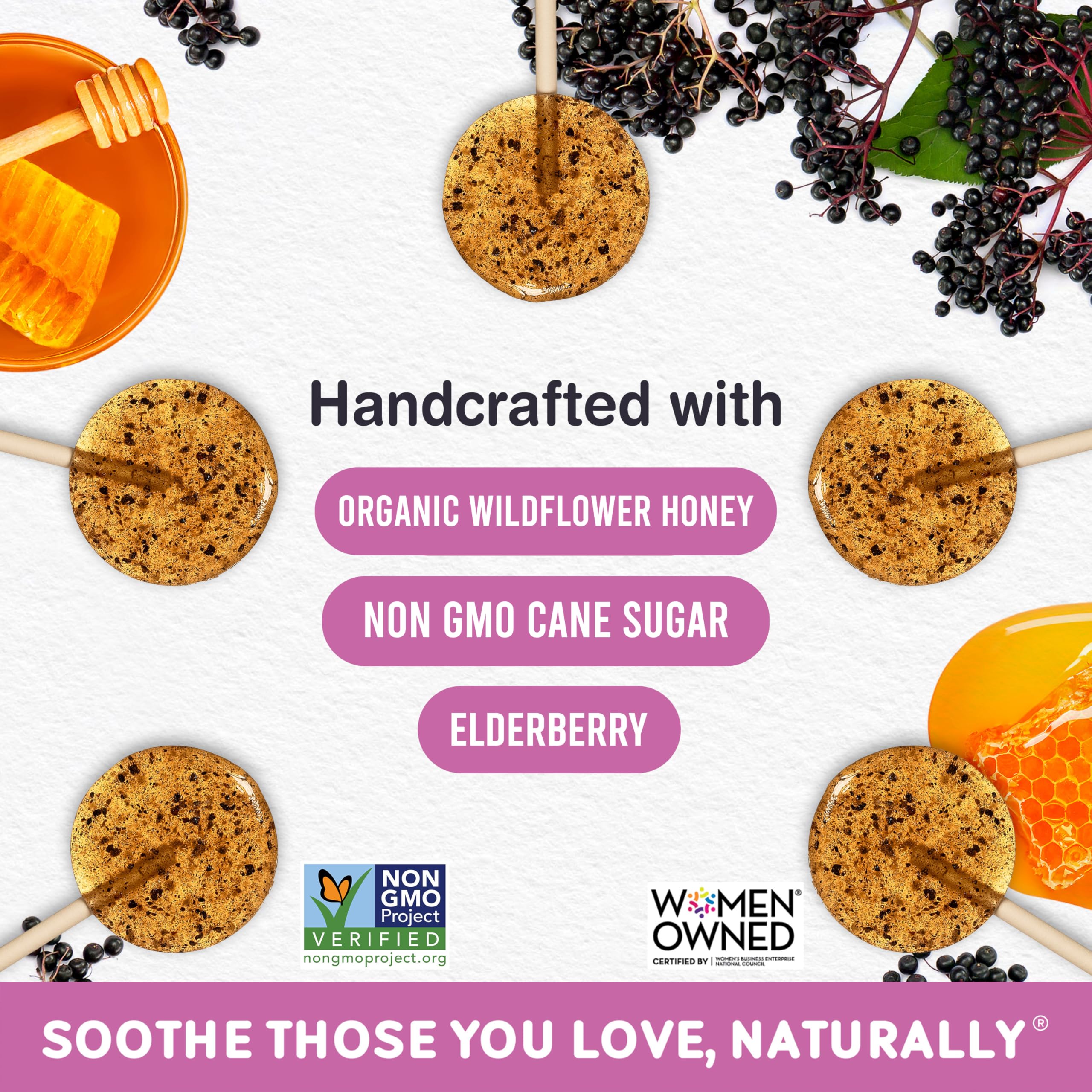 MommaBear sucettes-douces-naturelles-enfant pour les petites papilles et un goût agréable.