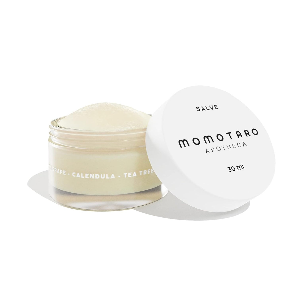 Sali-boîte MOMOTARO APOTHECA Salve vulva montrant le flacon, hydratation intime.